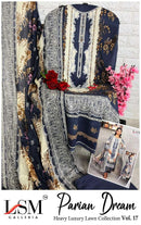 LSM Galleria Parian Dream Vol.17 – Heavy Luxury Lawn Collection 2025 | Premium Unstitched Suits