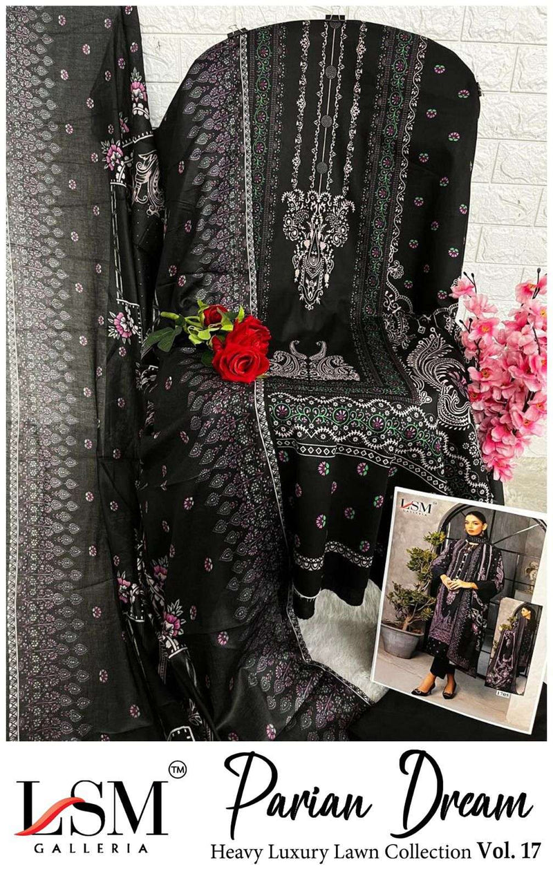 LSM Galleria Parian Dream Vol.17 – Heavy Luxury Lawn Collection 2025 | Premium Unstitched Suits