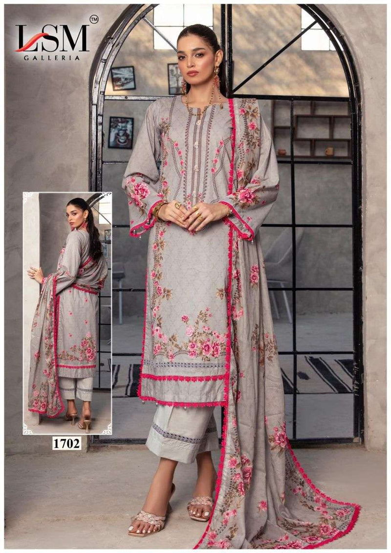 LSM Galleria Parian Dream Vol.17 – Heavy Luxury Lawn Collection 2025 | Premium Unstitched Suits
