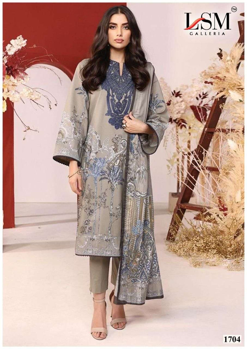 LSM Galleria Parian Dream Vol.17 – Heavy Luxury Lawn Collection 2025 | Premium Unstitched Suits