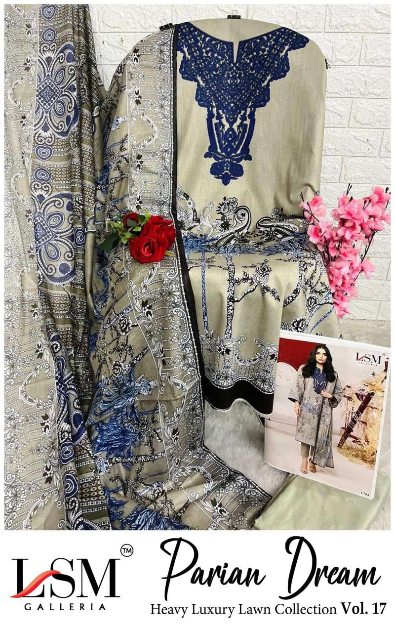 LSM Galleria Parian Dream Vol.17 – Heavy Luxury Lawn Collection 2025 | Premium Unstitched Suits