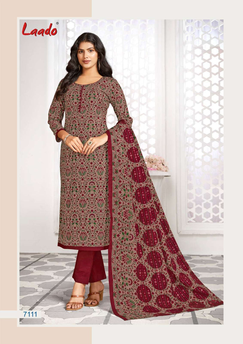 Laado Vol 71 Cotton Printed Regular Wear And Digital Printed Fancy Designer Salwar Kameez