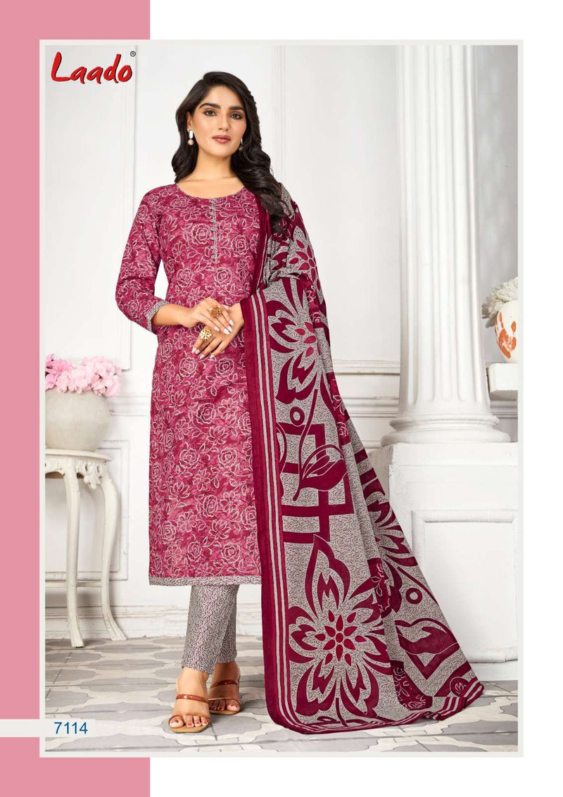 Laado Vol 71 Cotton Printed Regular Wear And Digital Printed Fancy Designer Salwar Kameez