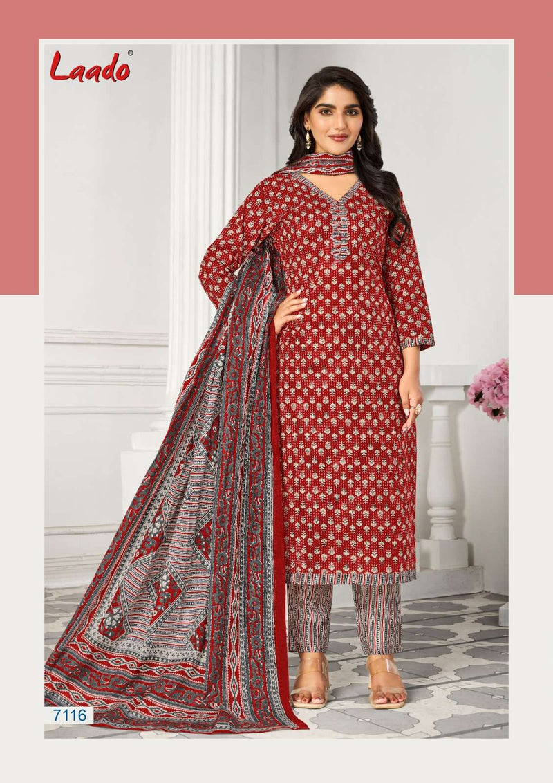 Laado Vol 71 Cotton Printed Regular Wear And Digital Printed Fancy Designer Salwar Kameez