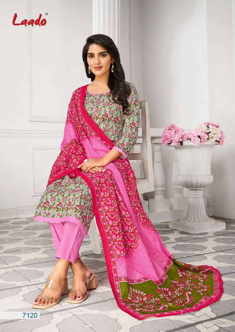 Laado Vol 71 Cotton Printed Regular Wear And Digital Printed Fancy Designer Salwar Kameez