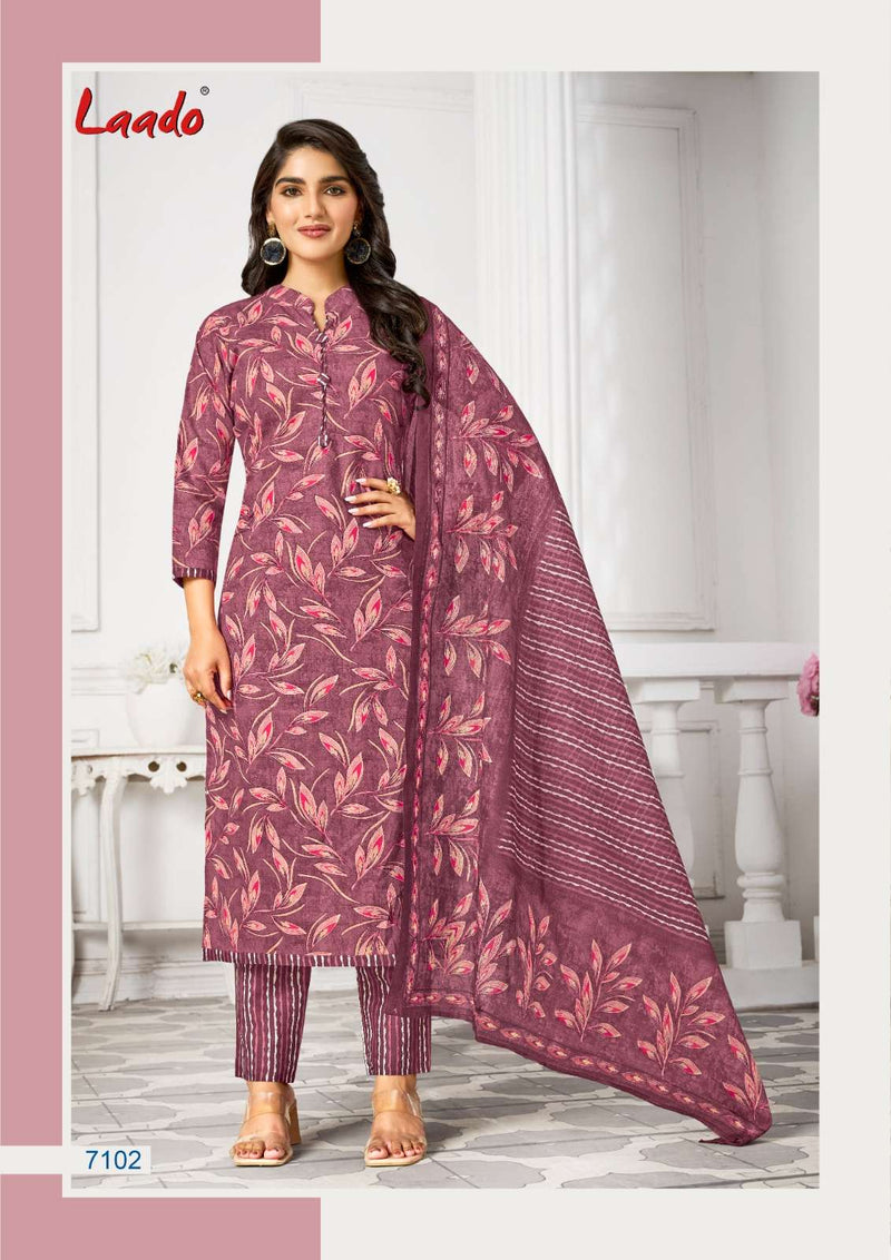 Laado Vol 71 Cotton Printed Regular Wear And Digital Printed Fancy Designer Salwar Kameez