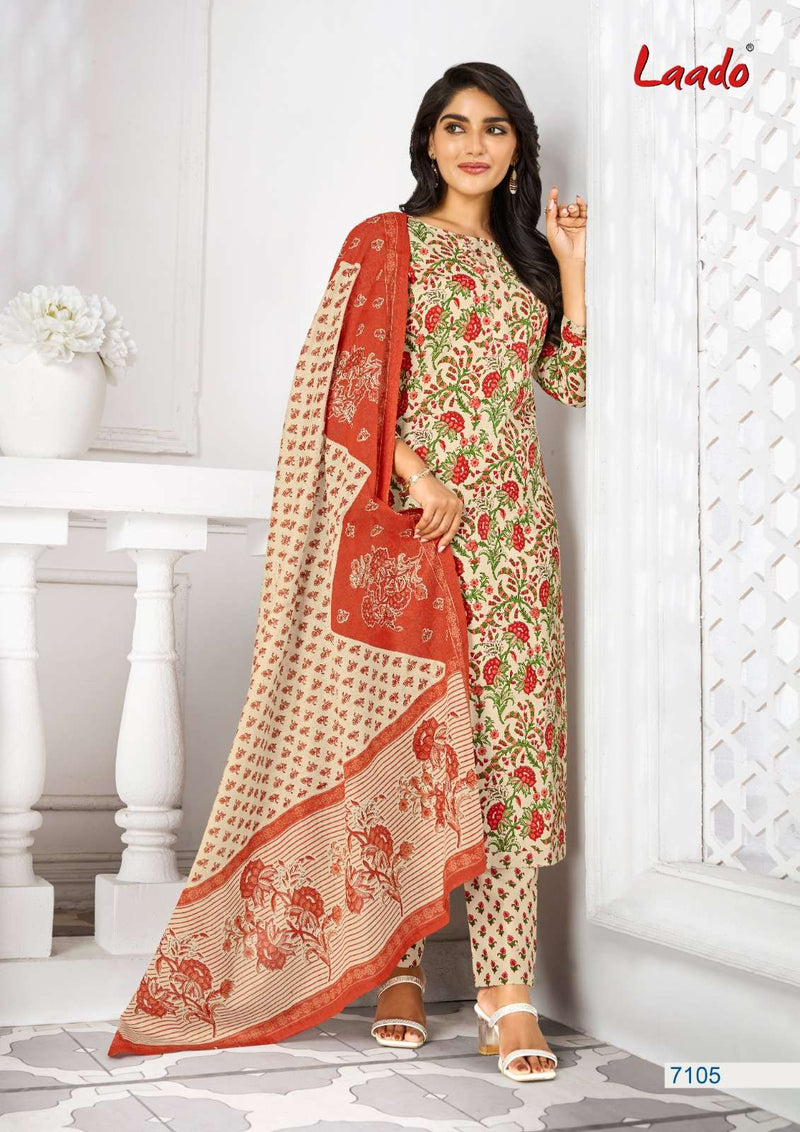 Laado Vol 71 Cotton Printed Regular Wear And Digital Printed Fancy Designer Salwar Kameez