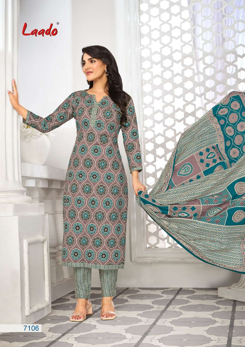 Laado Vol 71 Cotton Printed Regular Wear And Digital Printed Fancy Designer Salwar Kameez