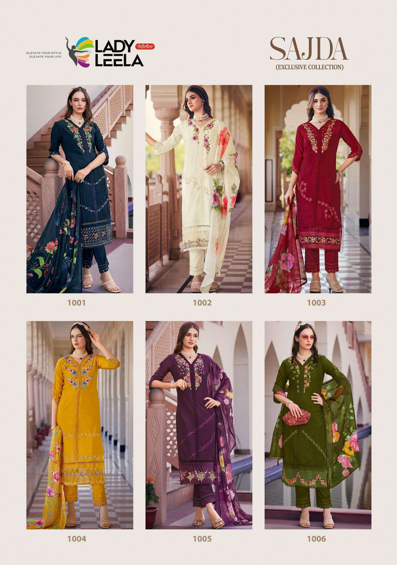 Lady Leela Sajda Viscose Embroidery Handwork Fancy Designer Kurti