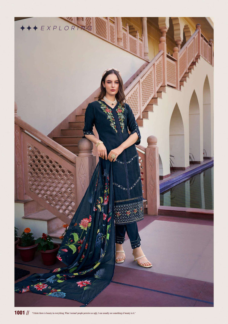 Lady Leela Sajda Viscose Embroidery Handwork Fancy Designer Kurti