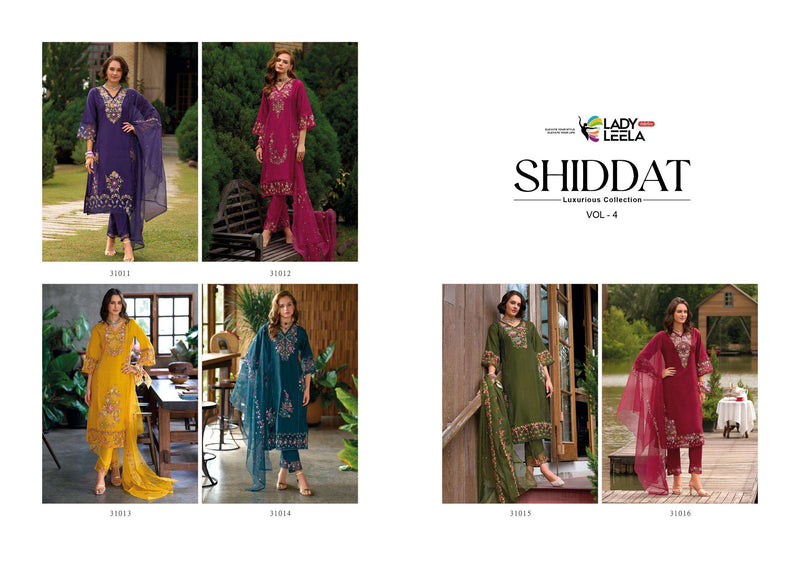 Lady Leela Shiddat Vol 4 Pure Viscose Handwork Embroidered Kurti