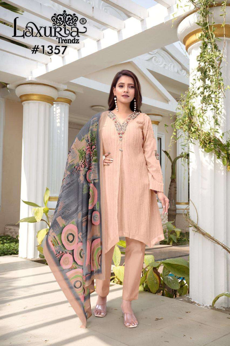 Laxuria Trendz Dno 1357 Beautiful Designer Pakistani Pret Kurti