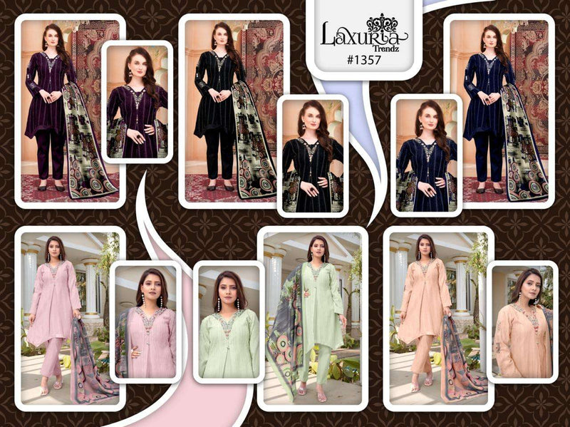 Laxuria Trendz Dno 1357 Beautiful Designer Pakistani Pret Kurti