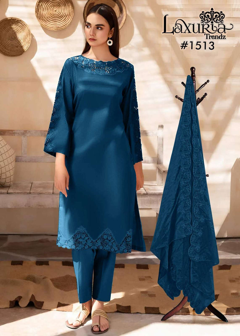 Laxuria Trendz Dno 1513 Rangila Silk Designer Wear Pret Kurti