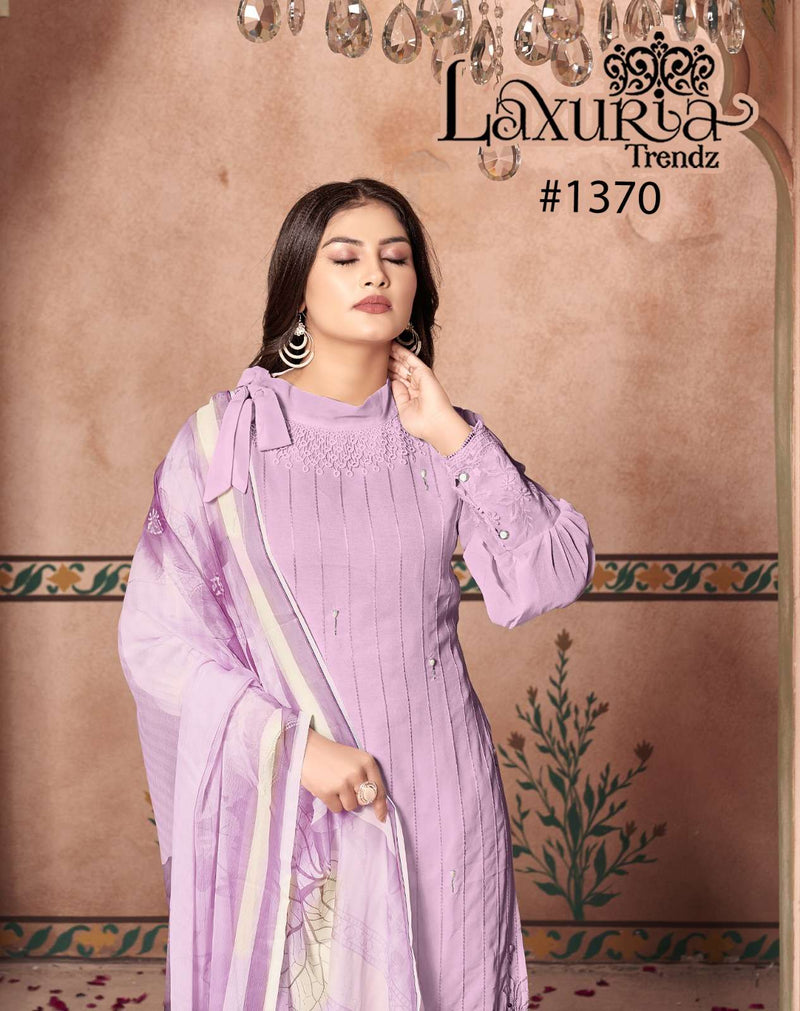 Laxuria Trendz Laxuria 1370 Faux Georgette Festival wear Pakistani Designer Combo Set Of Pret Kurti