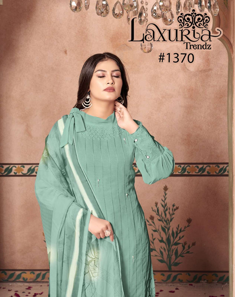 Laxuria Trendz Laxuria 1370 Faux Georgette Festival wear Pakistani Designer Combo Set Of Pret Kurti