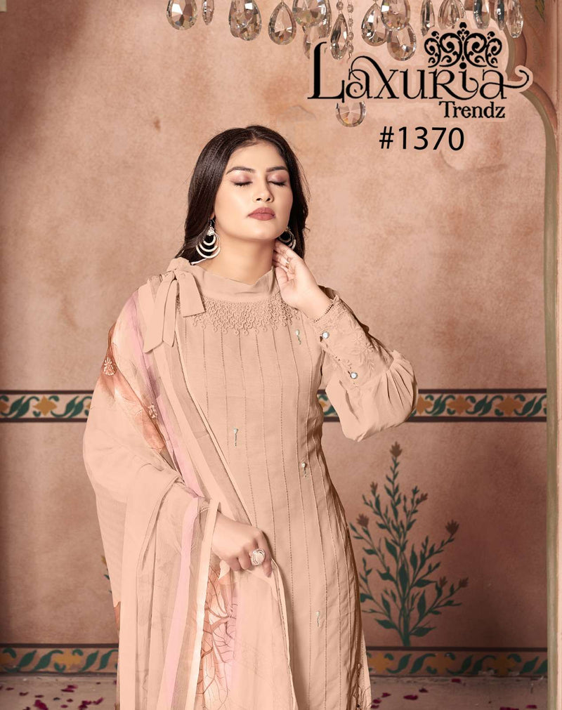 Laxuria Trendz Laxuria 1370 Faux Georgette Festival wear Pakistani Designer Combo Set Of Pret Kurti