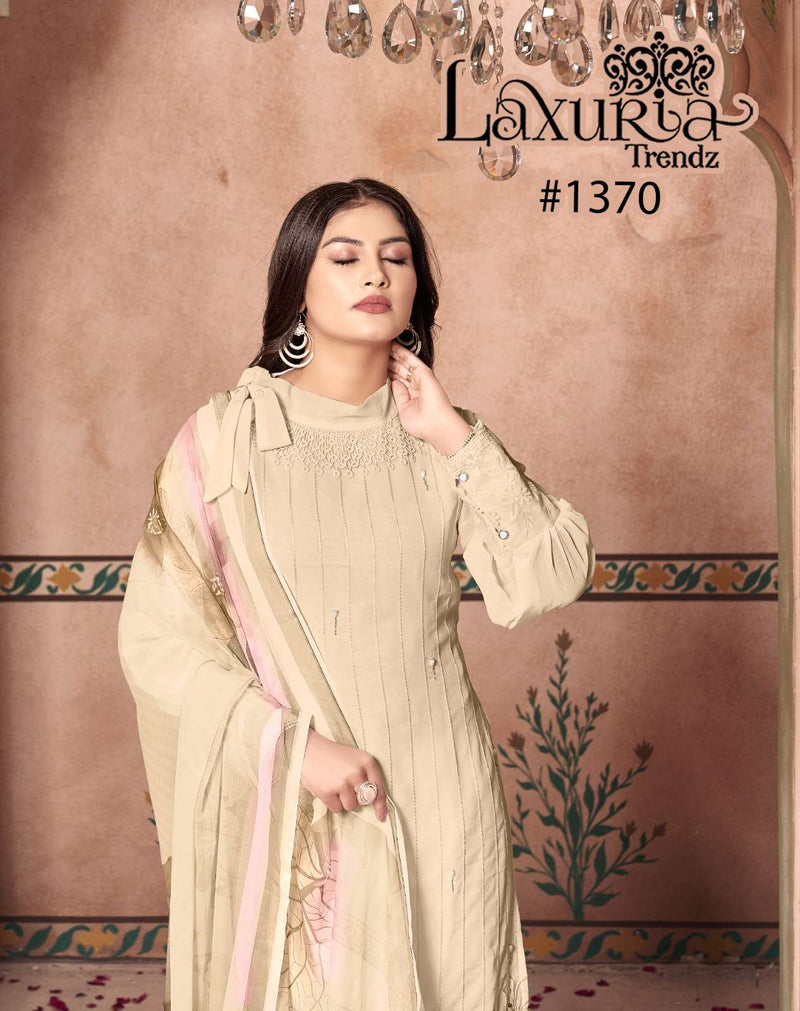 Laxuria Trendz Laxuria 1370 Faux Georgette Festival wear Pakistani Designer Combo Set Of Pret Kurti