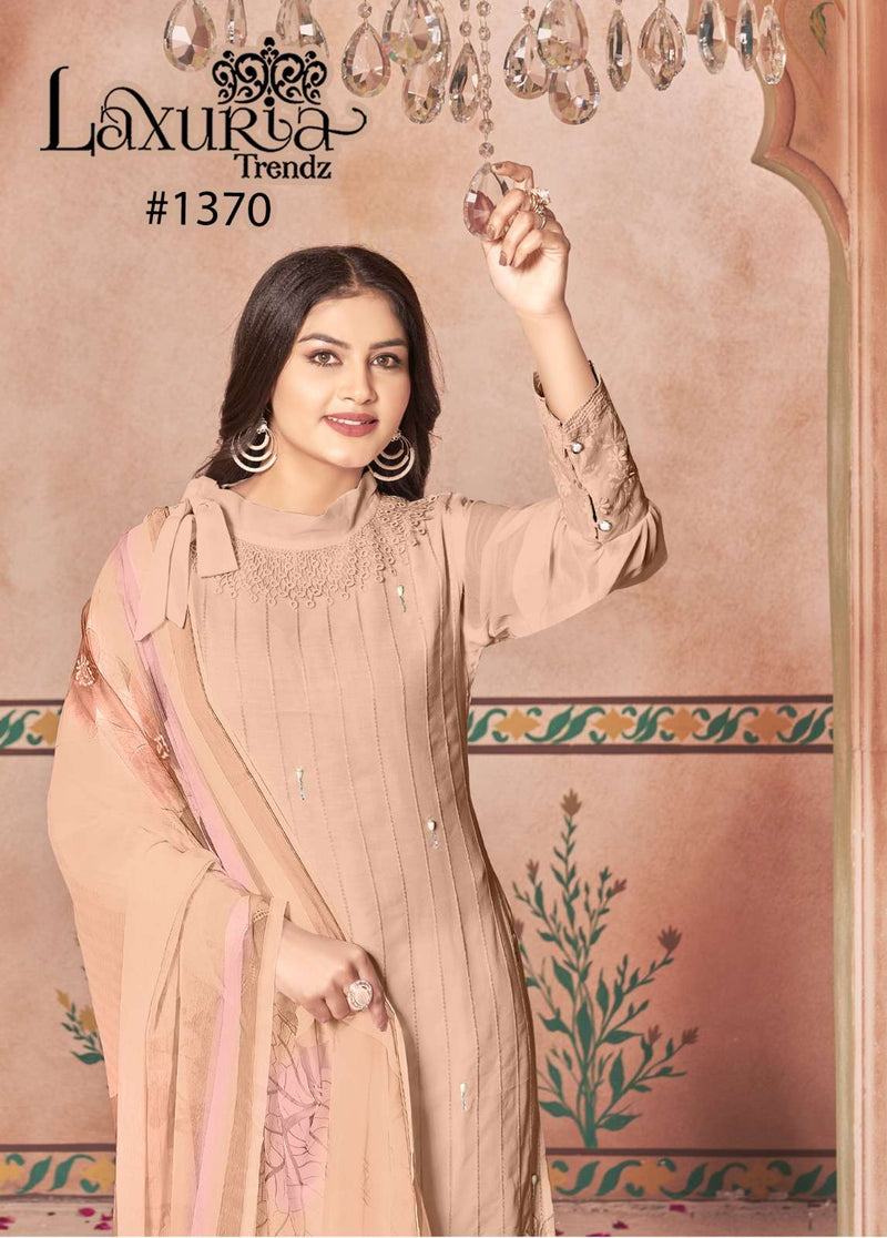 Laxuria Trendz Laxuria 1370 Faux Georgette Festival wear Pakistani Designer Combo Set Of Pret Kurti