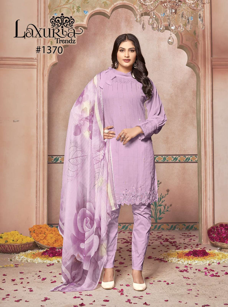 Laxuria Trendz Laxuria 1370 Faux Georgette Festival wear Pakistani Designer Combo Set Of Pret Kurti