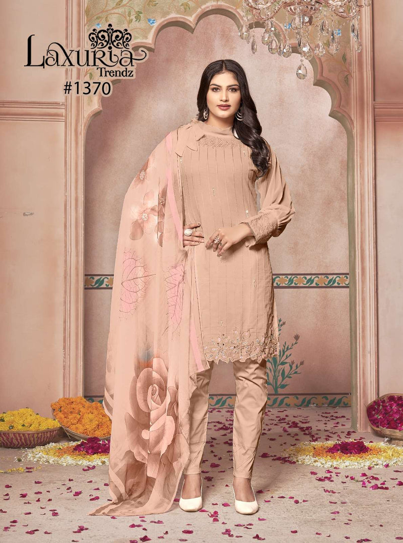 Laxuria Trendz Laxuria 1370 Faux Georgette Festival wear Pakistani Designer Combo Set Of Pret Kurti