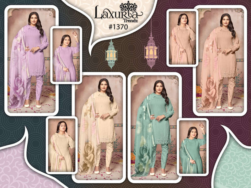 Laxuria Trendz Laxuria 1370 Faux Georgette Festival wear Pakistani Designer Combo Set Of Pret Kurti