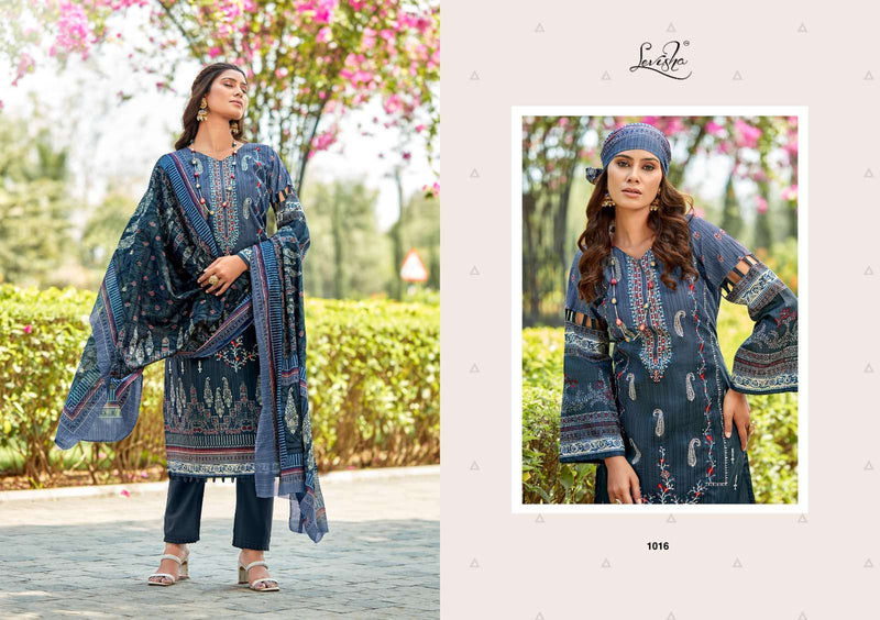 Levisha Sana Samiya Cambric Cotton Fancy Embroidery Work Salwar Suit