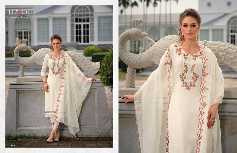 Lily And Lali Miraan Vol 3 Viscose Silk Handwork Designer Kurti