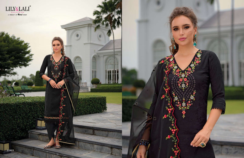 Lily And Lali Miraan Vol 3 Viscose Silk Handwork Designer Kurti