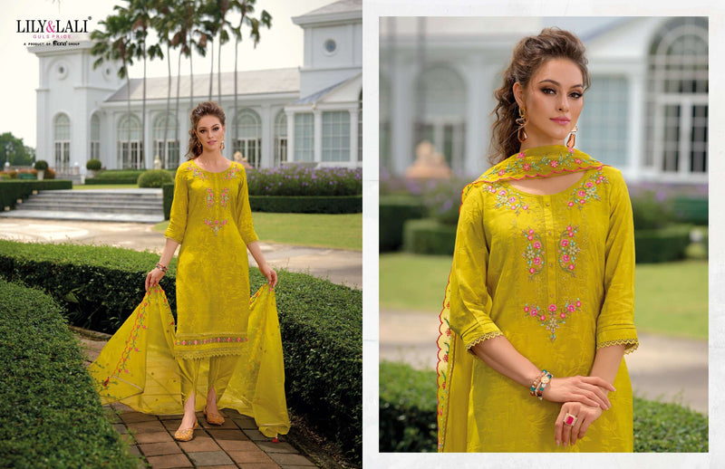 Lily And Lali Miraan Vol 3 Viscose Silk Handwork Designer Kurti