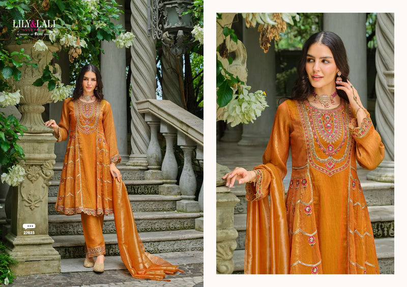 Lily & Lali Suhana Embroidered Handwork Designer Look Fancy Kurti