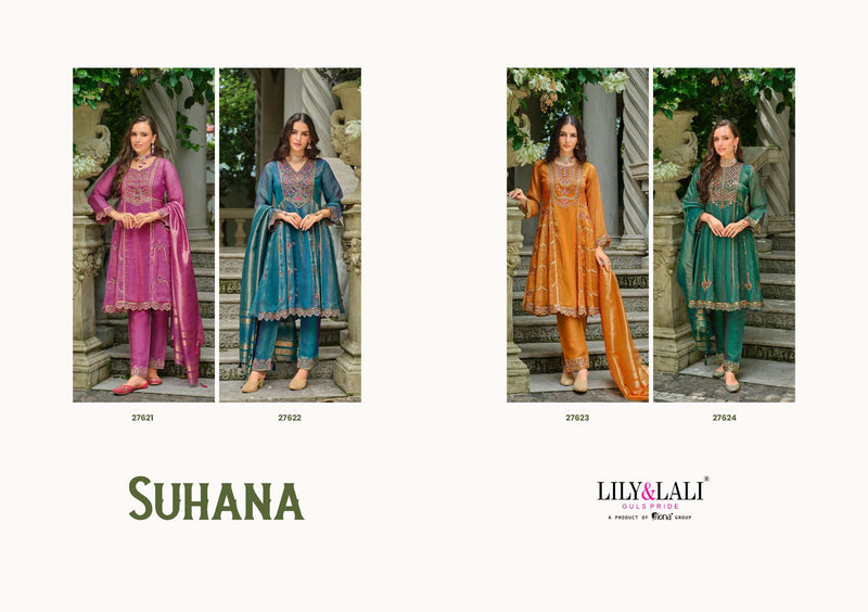 Lily & Lali Suhana Embroidered Handwork Designer Look Fancy Kurti