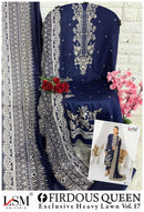 Lsm Galleria Firdous Queen Lawn Vol 17 Pure Lawn Cotton Printed Karachi Suit