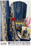 Lsm Galleria Firdous Queen Lawn Vol 17 Pure Lawn Cotton Printed Karachi Suit