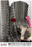 Lsm Galleria Firdous Queen Lawn Vol 17 Pure Printed Karachi Cotton Salwar Kameez