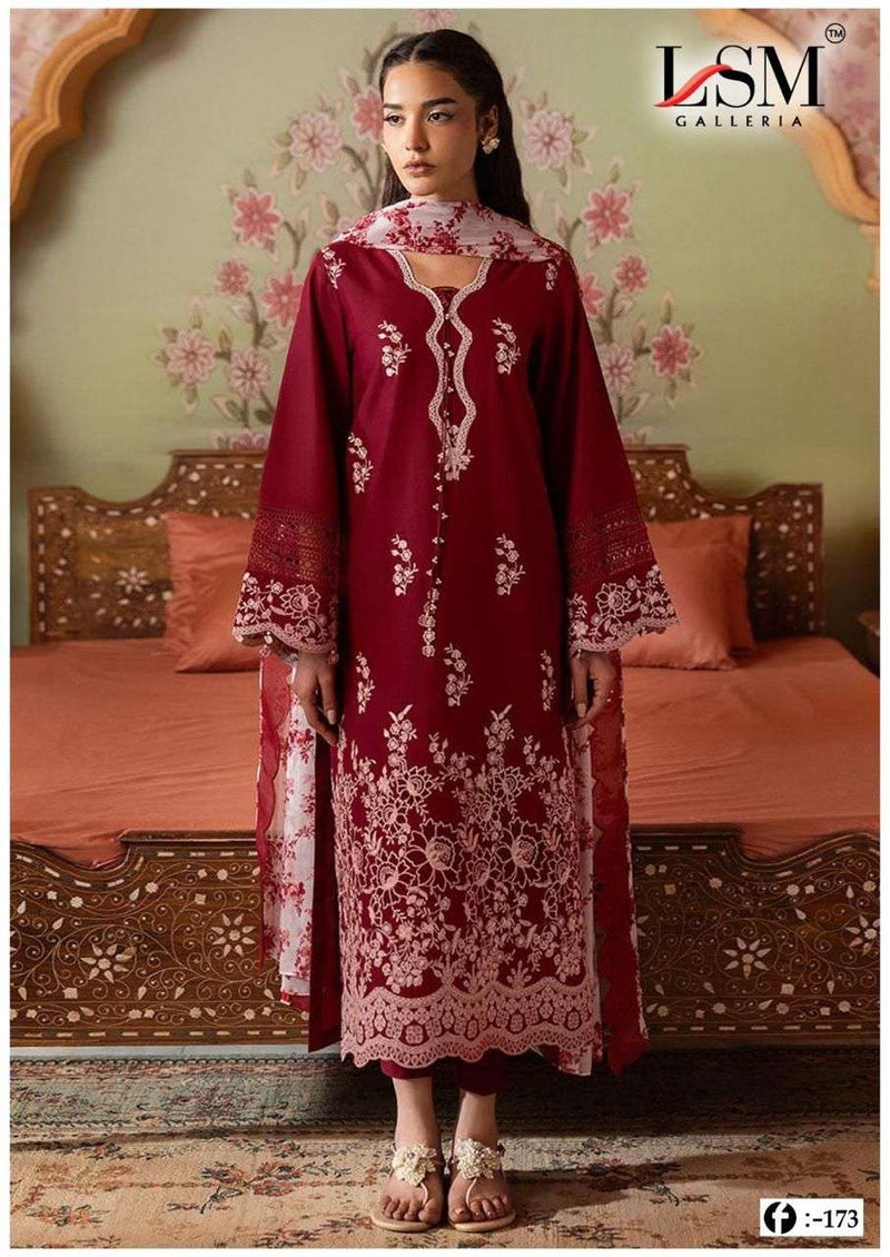 Lsm Galleria Firdous Queen Lawn Vol 17 Pure Printed Karachi Cotton Salwar Kameez