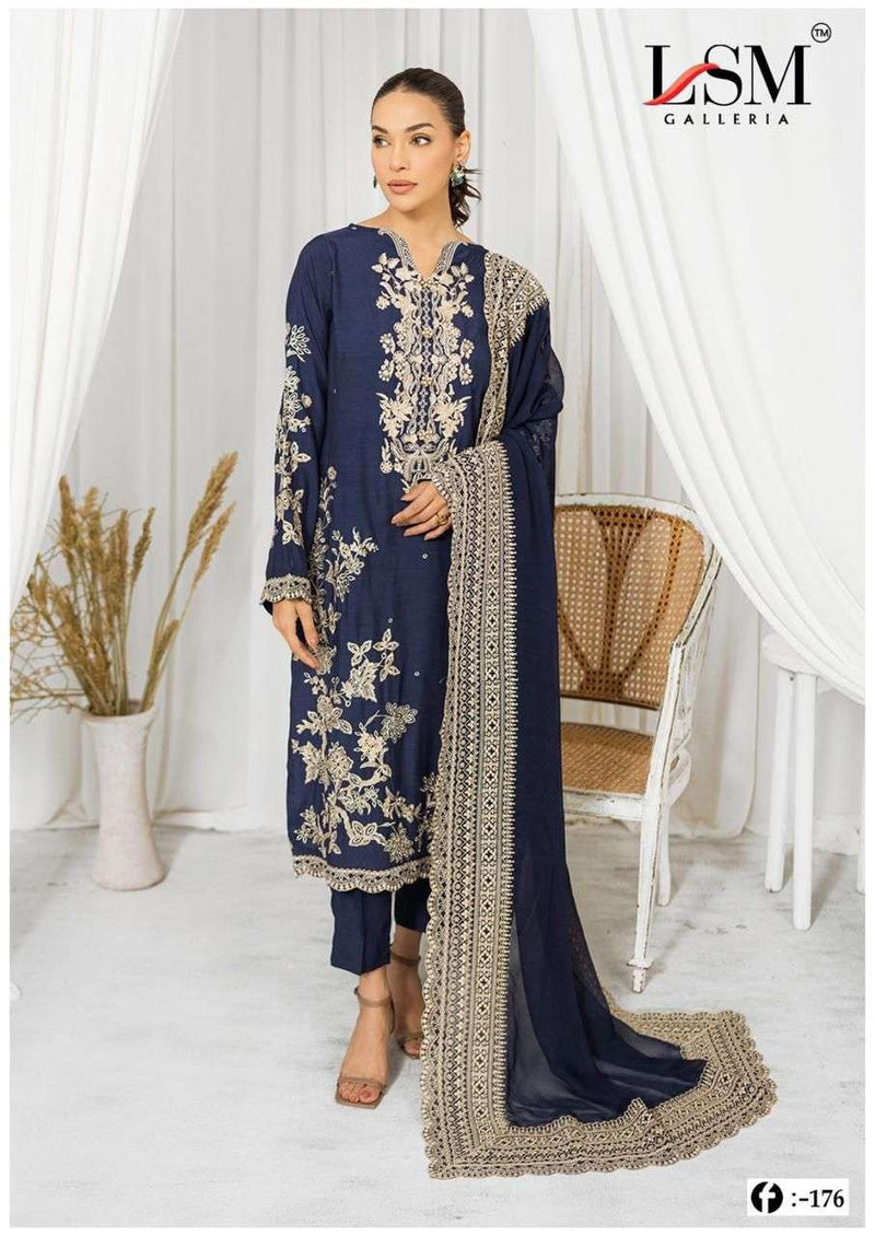 Lsm Galleria Firdous Queen Lawn Vol 17 Pure Printed Karachi Cotton Salwar Kameez
