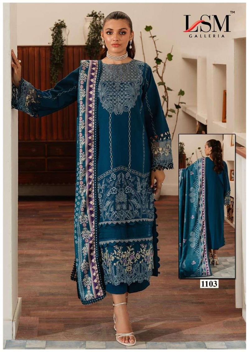 Lsm Galleria Parian Dream Vol 11 Pure Lawn Cotton Printed Wear Salwar Suit