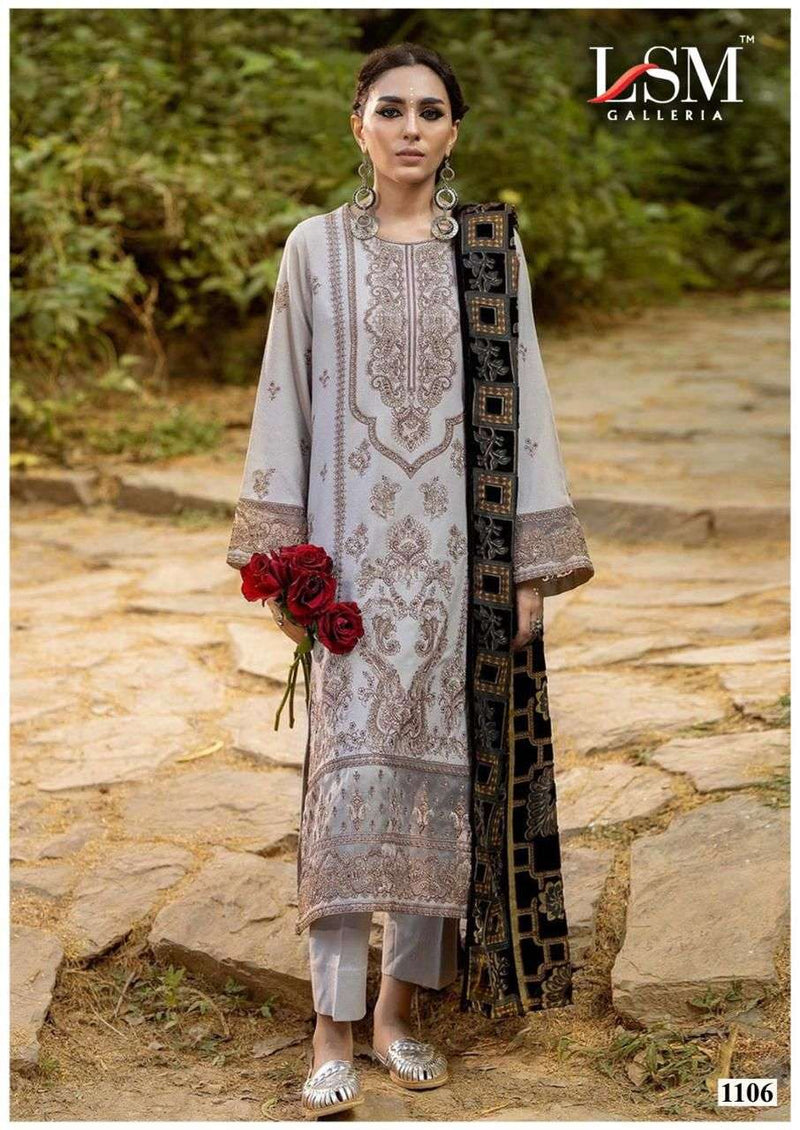 Lsm Galleria Parian Dream Vol 11 Pure Lawn Cotton Printed Wear Salwar Suit