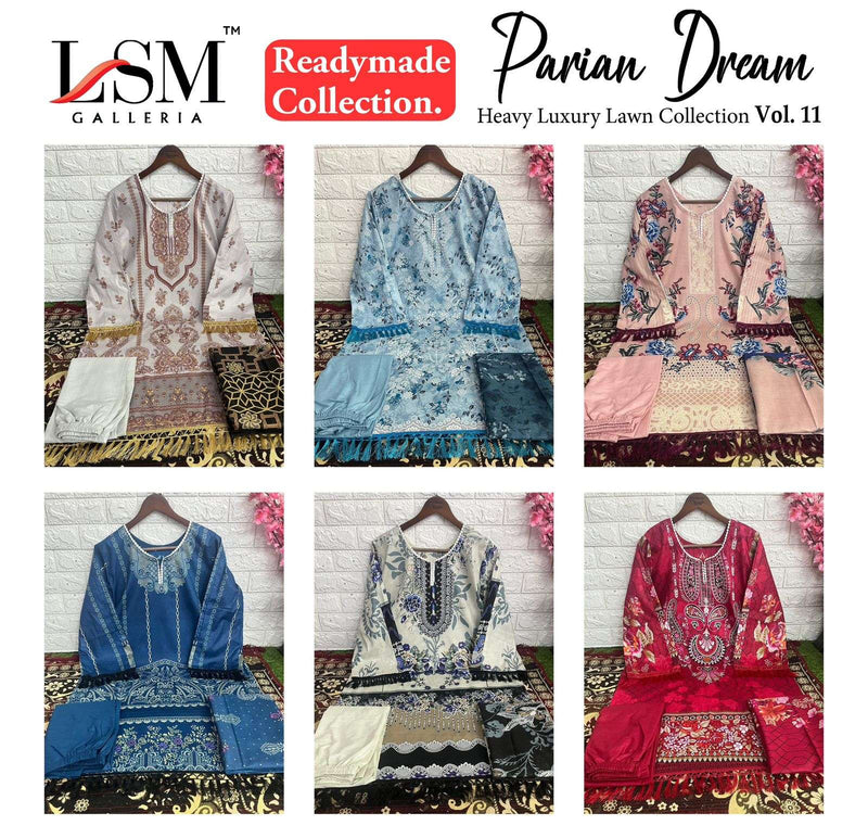 Lsm Galleria Parian Dreams Vol 11 Pure Heavy Cotton Pret Kurti