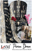 Lsm Galleria Parian Dreams Vol 16 Pure Lawn Cotton Printed Karachi Salwar Suit
