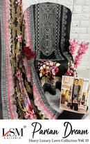 Lsm Parian Dream Vol 13 Pure Lawn Cotton Printed Karachi Salwar Kameez