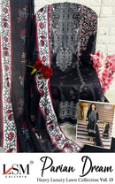 Lsm Parian Dream Vol 13 Pure Lawn Cotton Printed Karachi Salwar Kameez