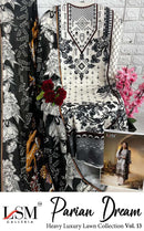 Lsm Parian Dream Vol 13 Pure Lawn Cotton Printed Karachi Salwar Kameez