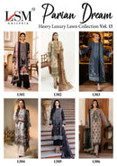 Lsm Parian Dream Vol 13 Pure Lawn Cotton Printed Karachi Salwar Kameez