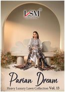 Lsm Parian Dream Vol 13 Pure Lawn Cotton Printed Karachi Salwar Kameez