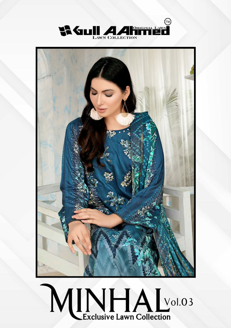 Gull Aahmed Minhal Exclusive Lawn Collection Vol 3 Cotton Suits