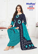 Madhav Fashion Super Bandhani Pure Cotton Printed Work Salwar Kameez