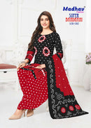 Madhav Fashion Super Bandhani Pure Cotton Printed Work Salwar Kameez