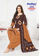 Madhav Fashion Super Bandhani Pure Cotton Printed Work Salwar Kameez